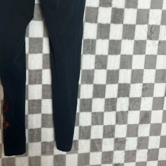 Vintage Y2K Pink Victoria secret leggings XS with rainbow rhinestones - Picture 7 of 9